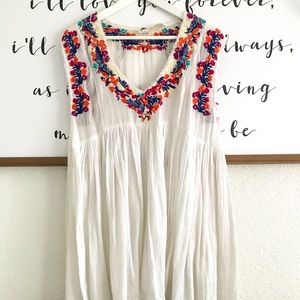 Woman’s Embroidered Gauze Tunic